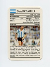 #TN03602 DANIEL PASSARELLA ARGENTINA Ace Piłka nożna/Piłka nożna Karta na sprzedaż  Wysyłka do Poland