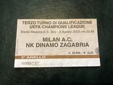 Biglietto calcio milan usato  Monte San Pietro