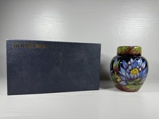 Moorcroft blue lotus for sale  STONE