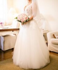 Abito sposa bianco usato  Bari