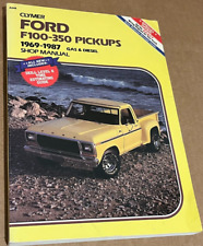 Usado, Clymer FORD F100-350 PICKUPS 1969 - 1987 Manual de Reparo de Loja de Gasolina e Diesel (U534) comprar usado  Enviando para Brazil