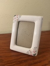 Quadro de cerâmica vintage 1983 Gibson Cottage Terragrafics vidro floral rosa, usado comprar usado  Enviando para Brazil