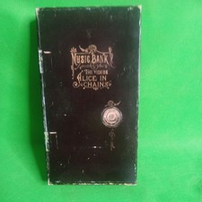 Usado, Alice in Chains Music Bank Video VHS Columbia Tape Rock Heavy Metal CMV 1999 comprar usado Usado, Alice in Chains Music Bank Video VHS Columbia Tape Rock Heavy Metal CMV 1999 comprar usado  Enviando para Brazil