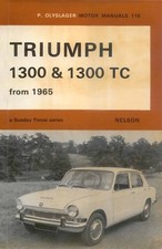Triumph 1300 1300tc for sale  BATLEY