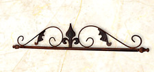 Antiqued metal scroll for sale  Claremore