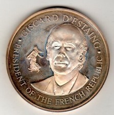 Medaille giscard estaing d'occasion  Paris I