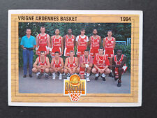 Equipe Vrigne Ardennes Basket #154 Official Basketball Cards 1994 Panini France comprar usado  Enviando para Brazil