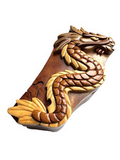 Handcrafted wooden dragon for sale  LONDON