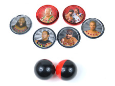 Topps WWE WWF Power Chipz pacote de fichas brilhantes prata e vermelho x 6 2009 bola magnética comprar usado  Enviando para Brazil