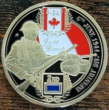 Usado, Médaille Juno Beach  D-DAY débarquement 6 juin 1944 Normandie - Infantry - Ø41mm comprar usado  Enviando para Brazil