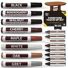 17PK Canetas Retoques para Móveis Piso de Madeira Marcadores de Reparo de Arranhões Kit de Bastões de Cera comprar usado  Enviando para Brazil