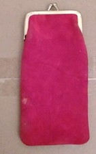 Suedette glasses case for sale  BOGNOR REGIS