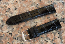 22mm black alligator for sale  Garden City