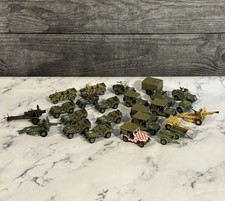 LOTE DE 25 1:100? VEHÍCULOS MILITARES A ESCALA JEEP WILLY REMOLQUE ARTILLERÍA segunda mano  Embacar hacia Mexico