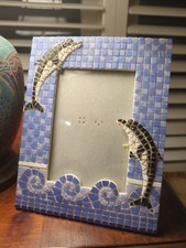 Blue mosaic dolphin for sale  Raleigh