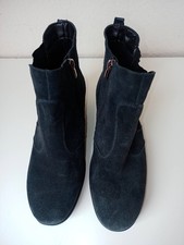 Velours stiefeletten blau gebraucht kaufen  Ramstein-Miesenbach