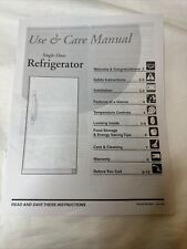 Geladeira Frigidaire manual de uso e cuidados porta única  comprar usado  Enviando para Brazil