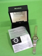 Vintage Bulova Relógio MARINE STAR Profundidade 330 pés com Instruções e Caixa Ver Detalhes, usado comprar usado  Enviando para Brazil