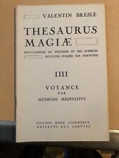 Fascicule thesaurus magiae d'occasion  Fontainebleau