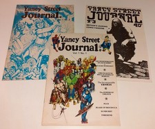 3x YANCY STREET JOURNAL fanzine lot UK 1976 Captain Britain Jack Kirby Superman na sprzedaż  Wysyłka do Poland