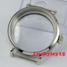 Usado, Caixa de relógio de aço inoxidável 46 mm polida adequada para movimento ETA 6497 6498 ST3600 comprar usado  Enviando para Brazil