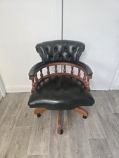 Green vintage leather for sale  NEWCASTLE