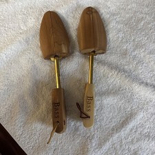 Par Vintage GH Bass & Co Sapateira de Madeira Cedro Modeladores, Macas Grandes, usado comprar usado  Enviando para Brazil