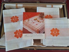 Nappe serviettes cotonnière d'occasion  Selles-sur-Cher