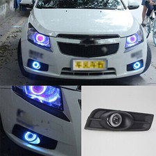Para 2010-2013 Chevrolet Cruze LED COB farol de neblina anel olho de anjo tampa de para-choque DRL comprar usado  Enviando para Brazil
