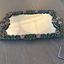 Floral decorated mirror for sale  New York