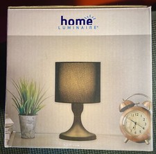 Usado, Abajur de mesa de cabeceira - Abajur de tecido - 6,3"L x 10,51"H - Lâmpada de LED incluída - Preto comprar usado Usado, Abajur de mesa de cabeceira - Abajur de tecido - 6,3"L x 10,51"H - Lâmpada de LED incluída - Preto comprar usado  Enviando para Brazil