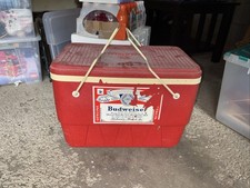 Usado, Refrigerador de piquenique vintage Budweiser Beer Igloo King of Beers vermelho branco comprar usado Usado, Refrigerador de piquenique vintage Budweiser Beer Igloo King of Beers vermelho branco comprar usado  Enviando para Brazil