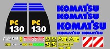 Komatsu 130 autocollants d'occasion  Expédié en France