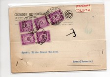 Cartoline segnastasse filigran usato  Bergamo