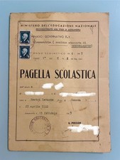 Pagella scolastica ginnasio usato Pagella scolastica ginnasio usato  Bitonto