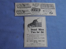 1926 mousetrap advertisements for sale  PORTSTEWART