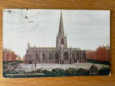 Sheffield postcard cathedral for sale  HITCHIN