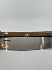 Cortador balancim de pizza marrom aço inoxidável e madeira caixa e barril 13” de comprimento comprar usado  Enviando para Brazil