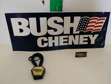 Alfiler y llavero pegatina para parachoques Bush Cheney segunda mano  Embacar hacia Mexico