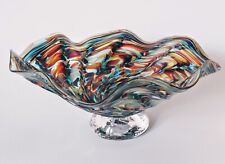 Handblown colorful fluted for sale  Littleton