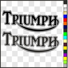 Triumph decals stickers for sale  BISHOP AUCKLAND
