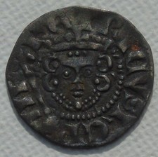 Moeda de prata medieval Henry III vazada cruz longa 18 mm 1,32 g, alta qualidade comprar usado  Enviando para Brazil