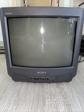 Vintage 13" Sony Trinitron Retro TV CRT Testada KV-13M20 comprar usado  Enviando para Brazil