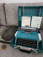 Vintage turquoise olivetti for sale  BEDFORD