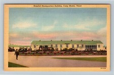 Cartão postal vintage TX-Texas, edifício hospitalar Camp Maxey, soldados, jipe comprar usado  Enviando para Brazil