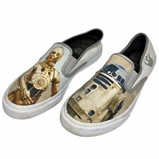Sapatos masculinos Sperry STAR WARS C3PO R2D2 branco skatista tamanho 5.5 comprar usado  Enviando para Brazil