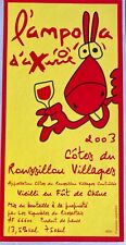 Etiquette vin roussillon d'occasion  Saint-Perdon