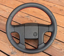 Volante de couro NOVO para VW Volkswagen Golf MK2 MK3 GTI VR6 Corrado T3 T4 comprar usado  Enviando para Brazil