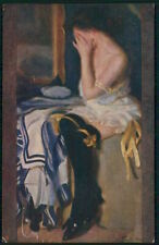 arte Alfredo Protti modelo nua 1ª pose antiga c1910s tipo cartão postal Salon de Paris comprar usado  Enviando para Brazil