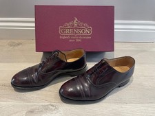 Grenson burgundy leather for sale  ENFIELD